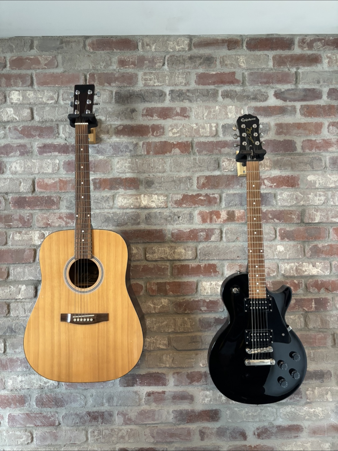Decorative Acoustic & Electric Guitars + Wall Mounts