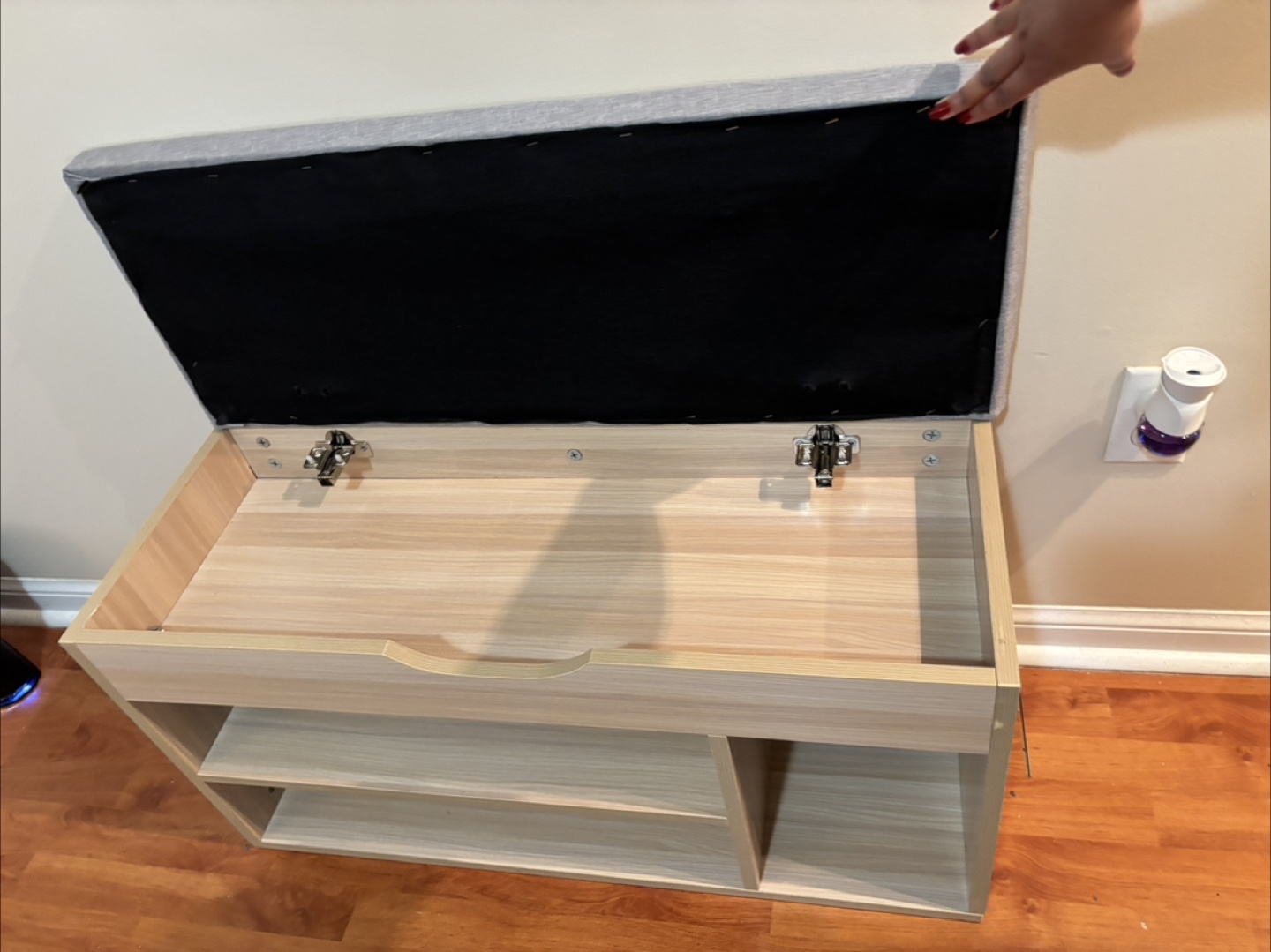 Shoe Bench with Storage - photo 3