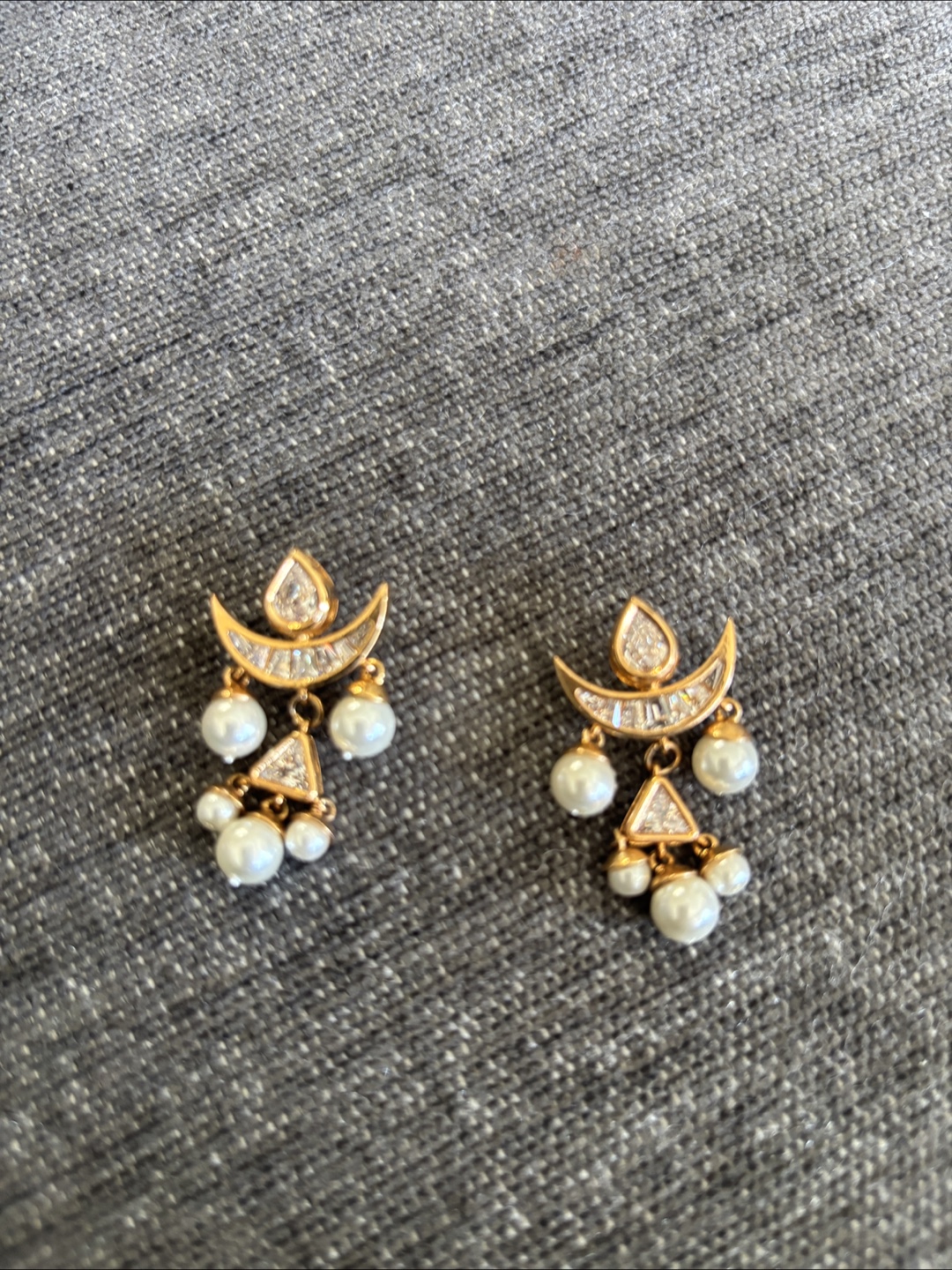 Pearl & Gold-Tone Earrings - photo 2
