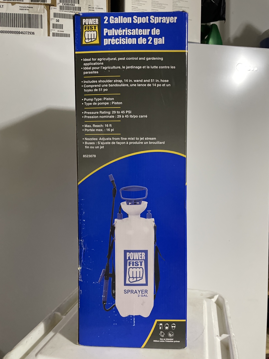 Power Fist 2 Gallon Spot Sprayer - New!