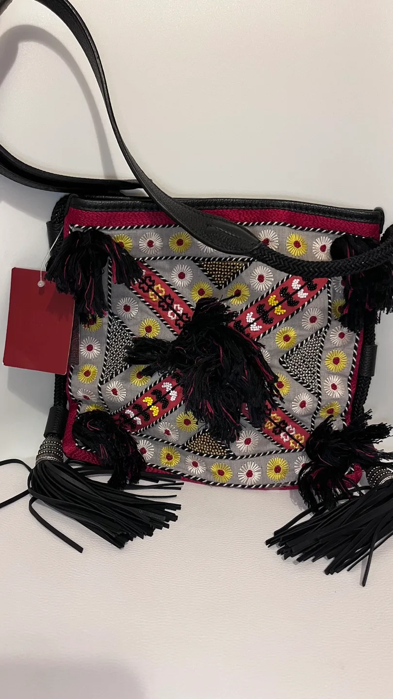 Etro Borsa A Tracolla Eivissa Black Leather Shoulder Bag thumbnail