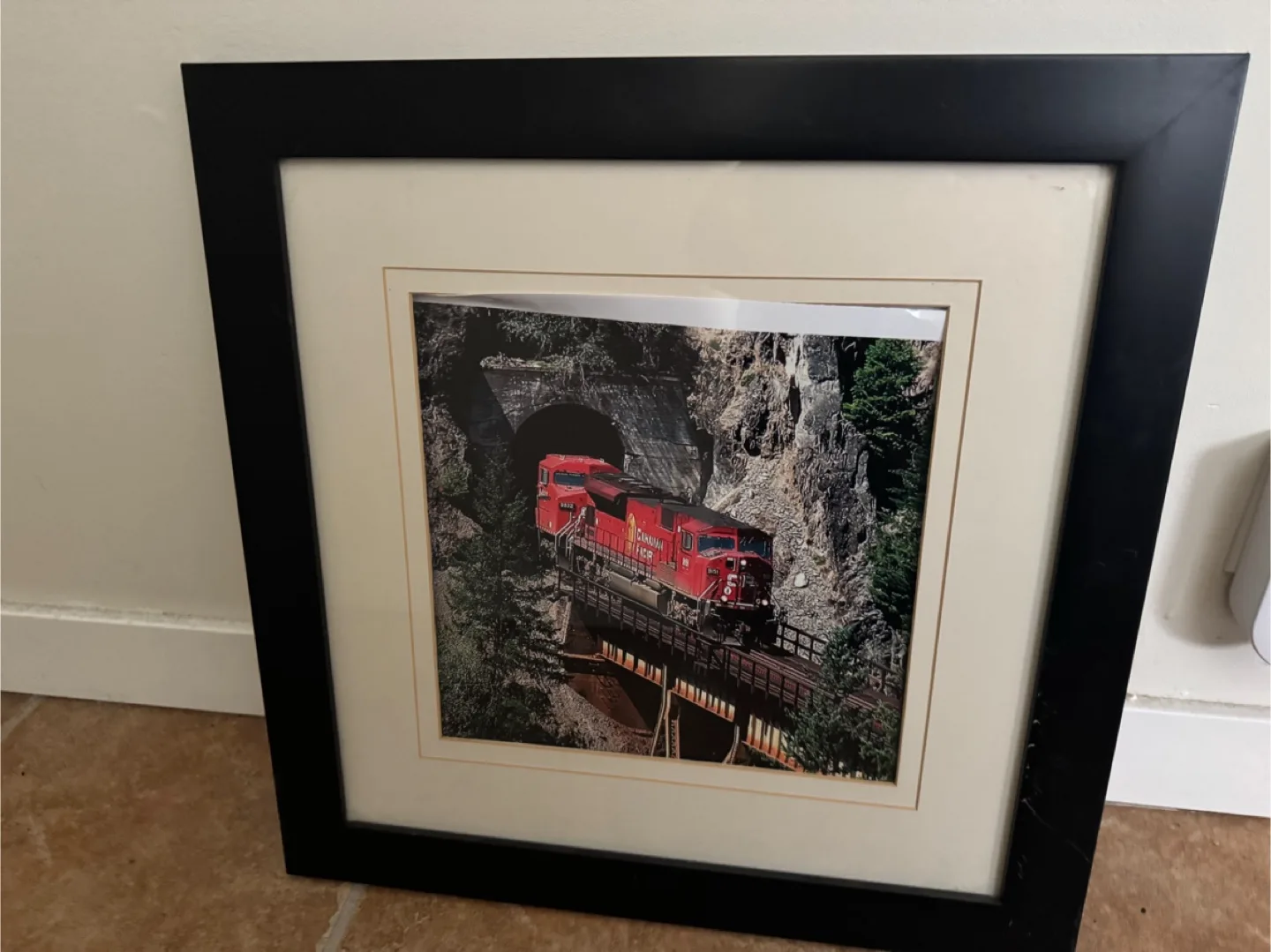 CN Rail Locomotives going through Mountain Tunnel thumbnail