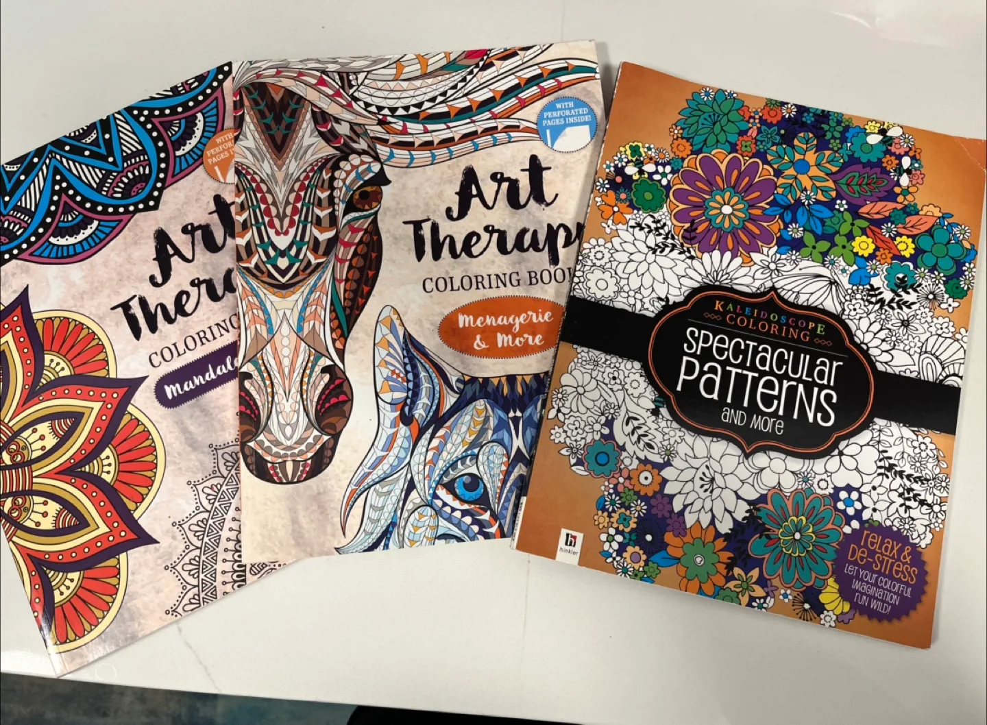 3 adult colouring books (priced as a set) thumbnail