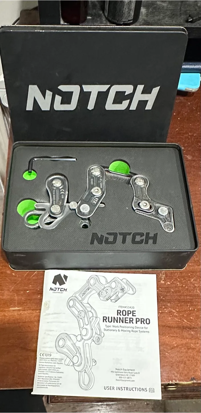 $600-Notch Rope Runner Pro w/ Box & Instructions thumbnail