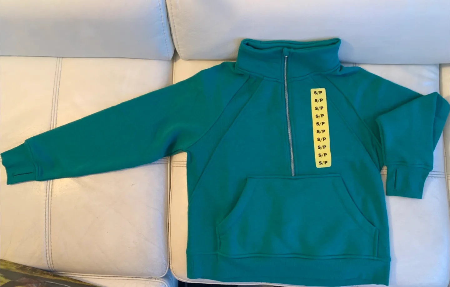 TUESDAY ONLY! DANSKIN Sold-Out Sweatshirt Half-Zip-Small thumbnail