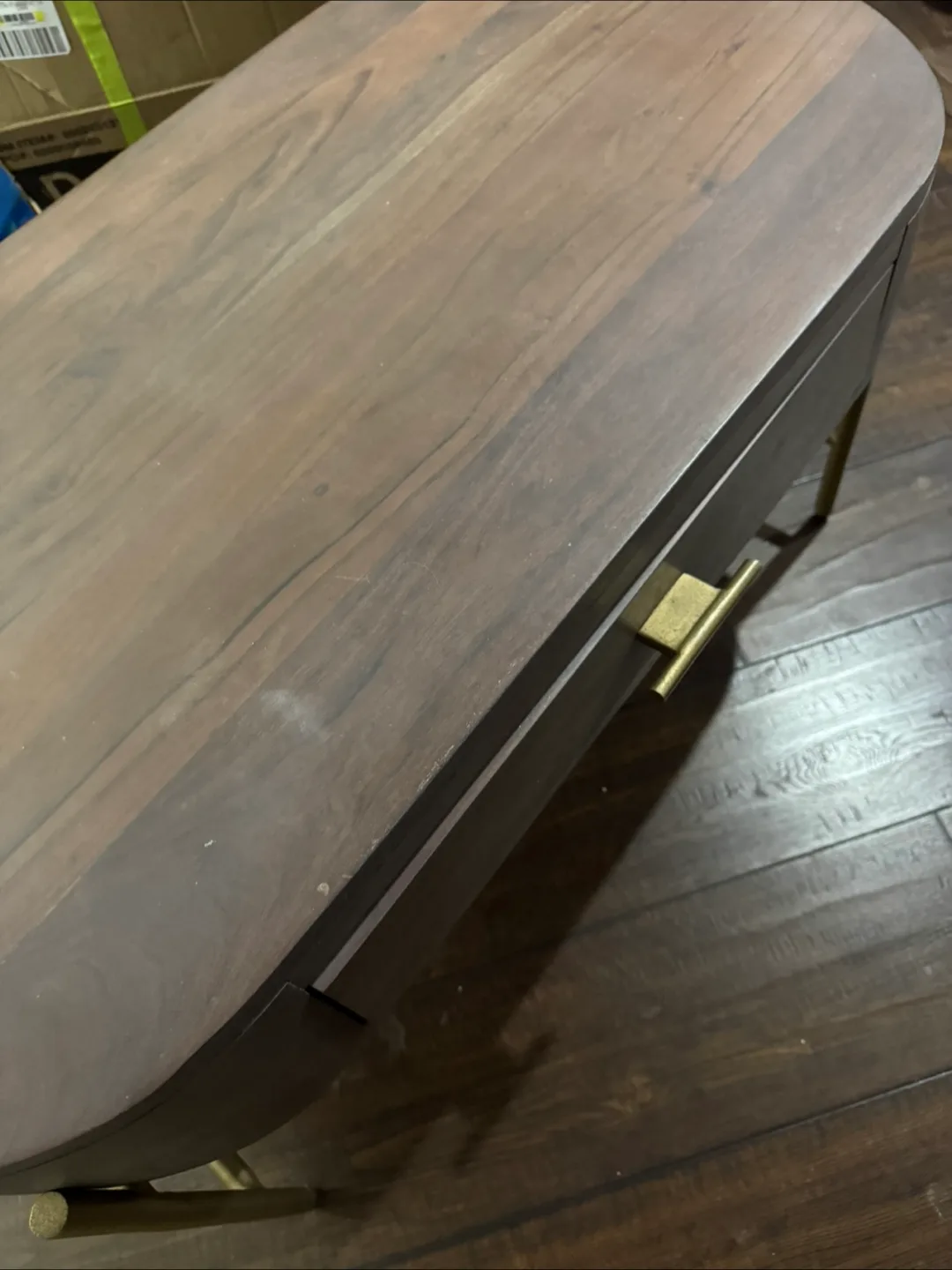 Oval Coffee Table with Drawer image indicator(3)