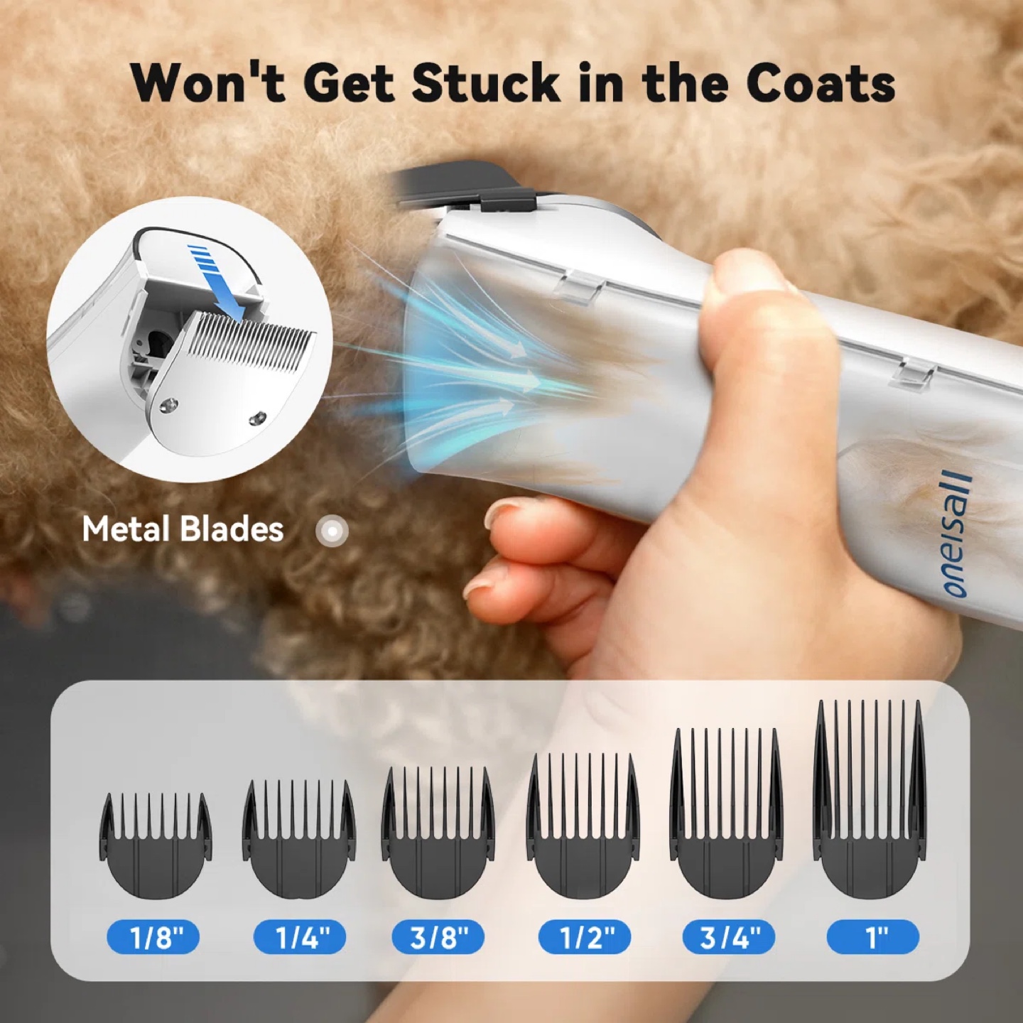 Brand New oneisall Dog Grooming Vacuum Kit - photo 5