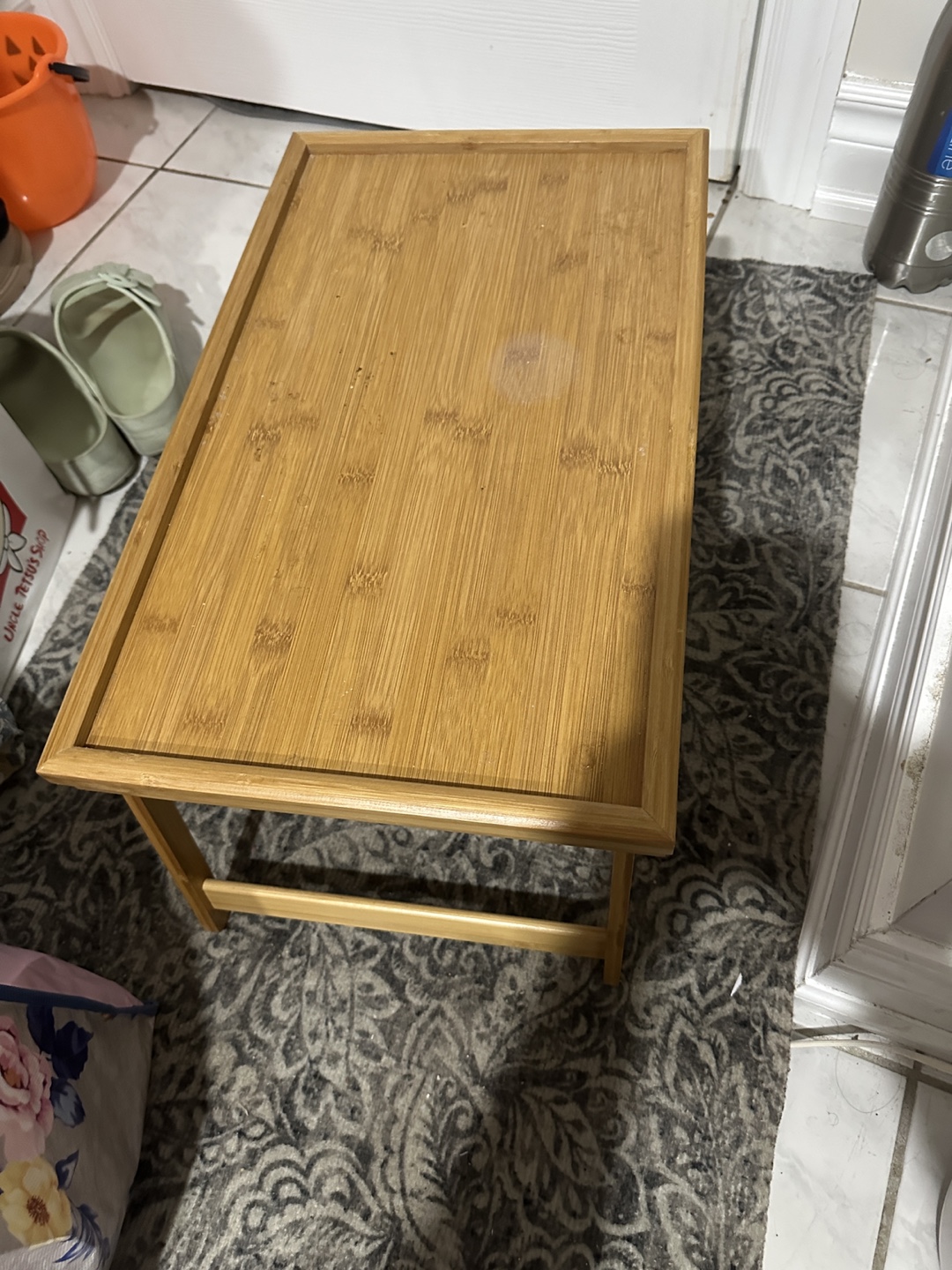 Bamboo Bed Tray Table 49x30cm - photo 2