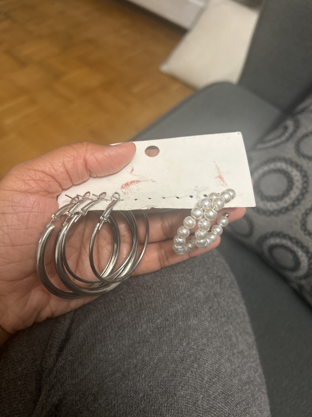 Hoop & Pearl Earrings - Two Pairs!