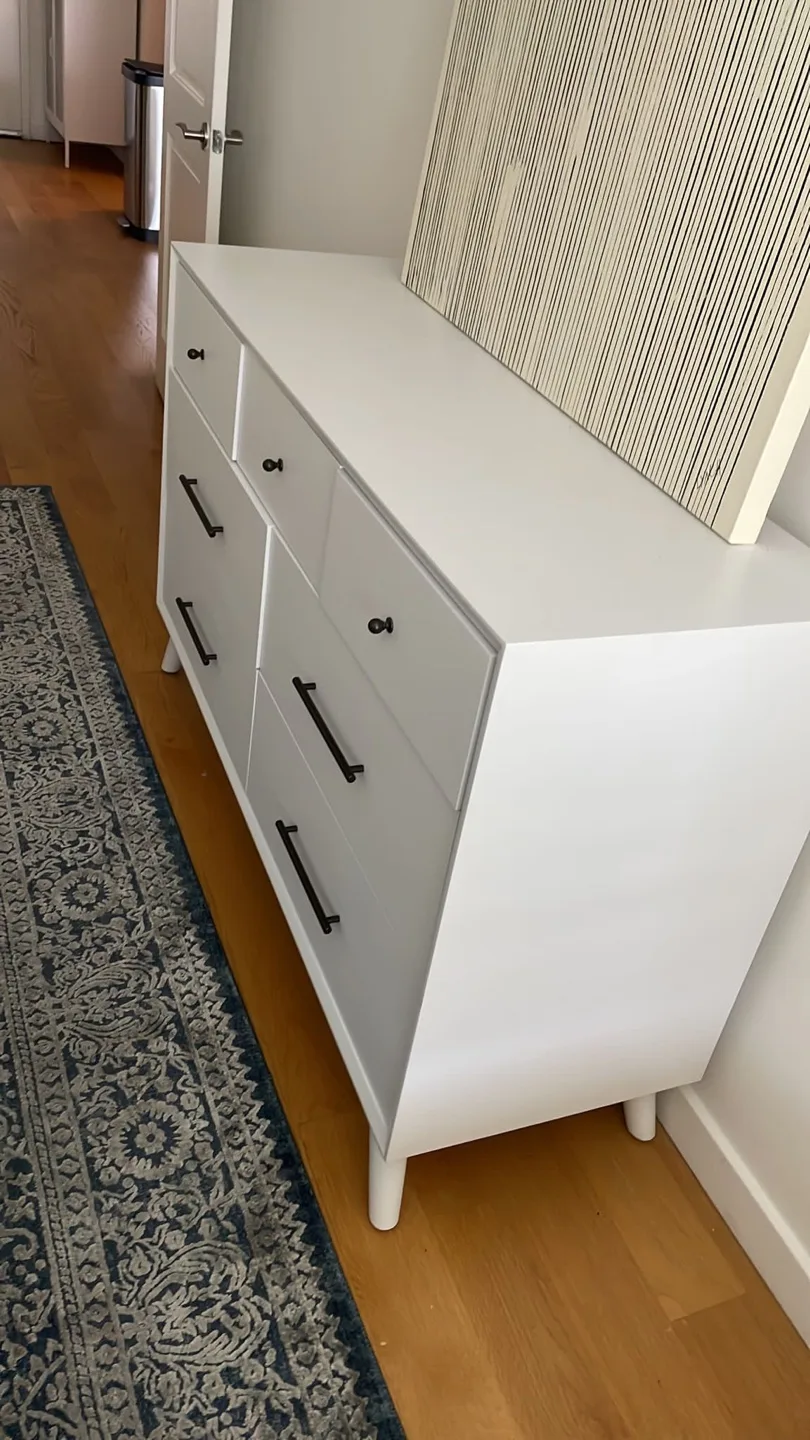 White 6-Drawer Dresser thumbnail