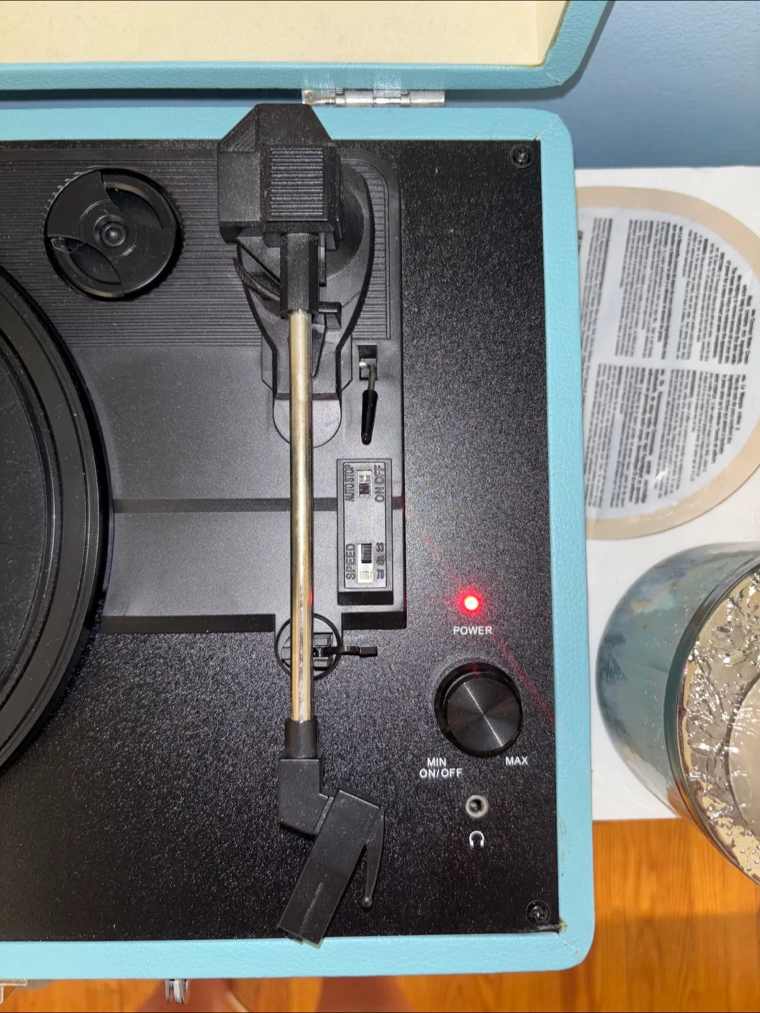 Crosley Cruiser Turntable - Light Blue image indicator(3)