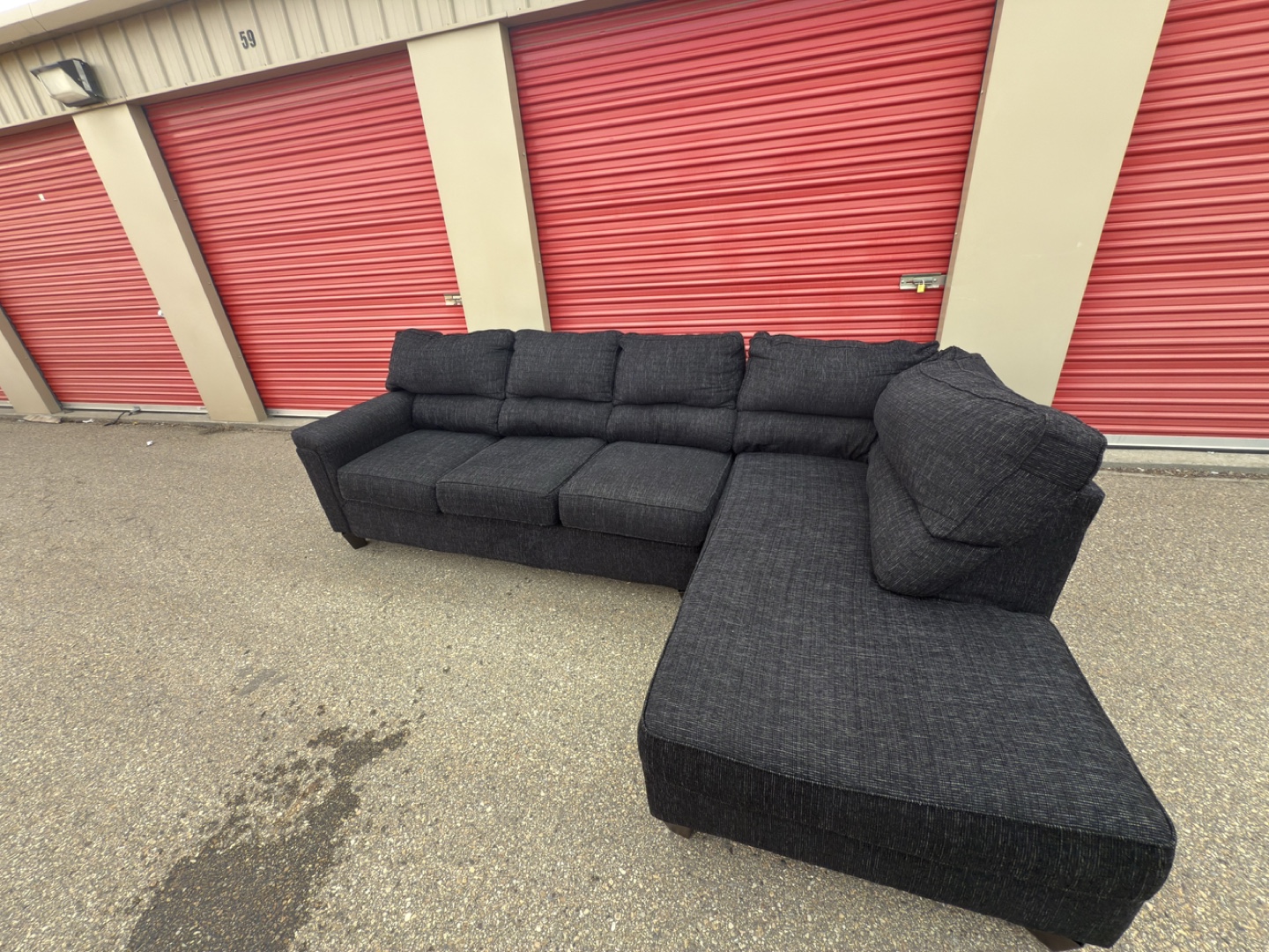 Black Sectional Sofa - photo 3