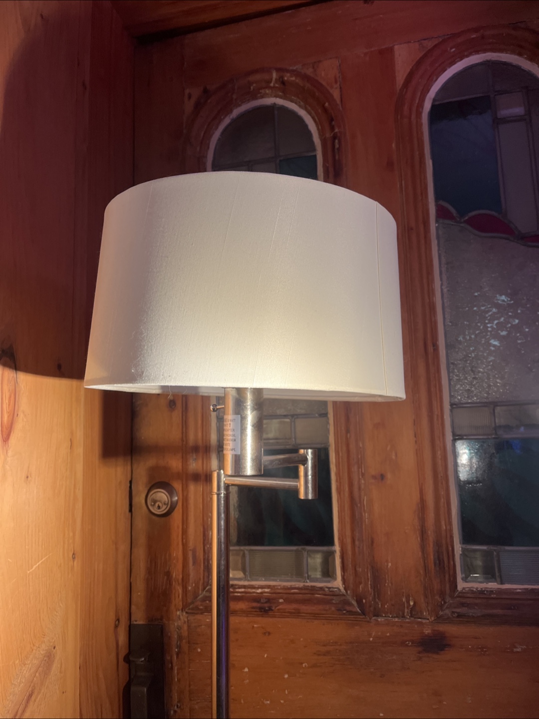 Adjustable Floor Lamp - White Shade - photo 2