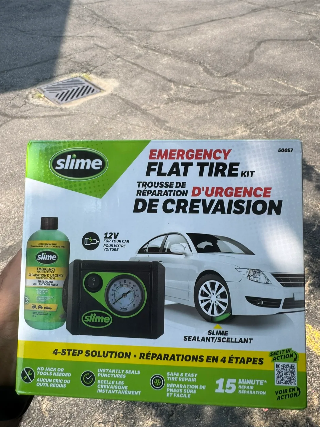 Slime Emergency Flat Tire Repair Kit - New thumbnail
