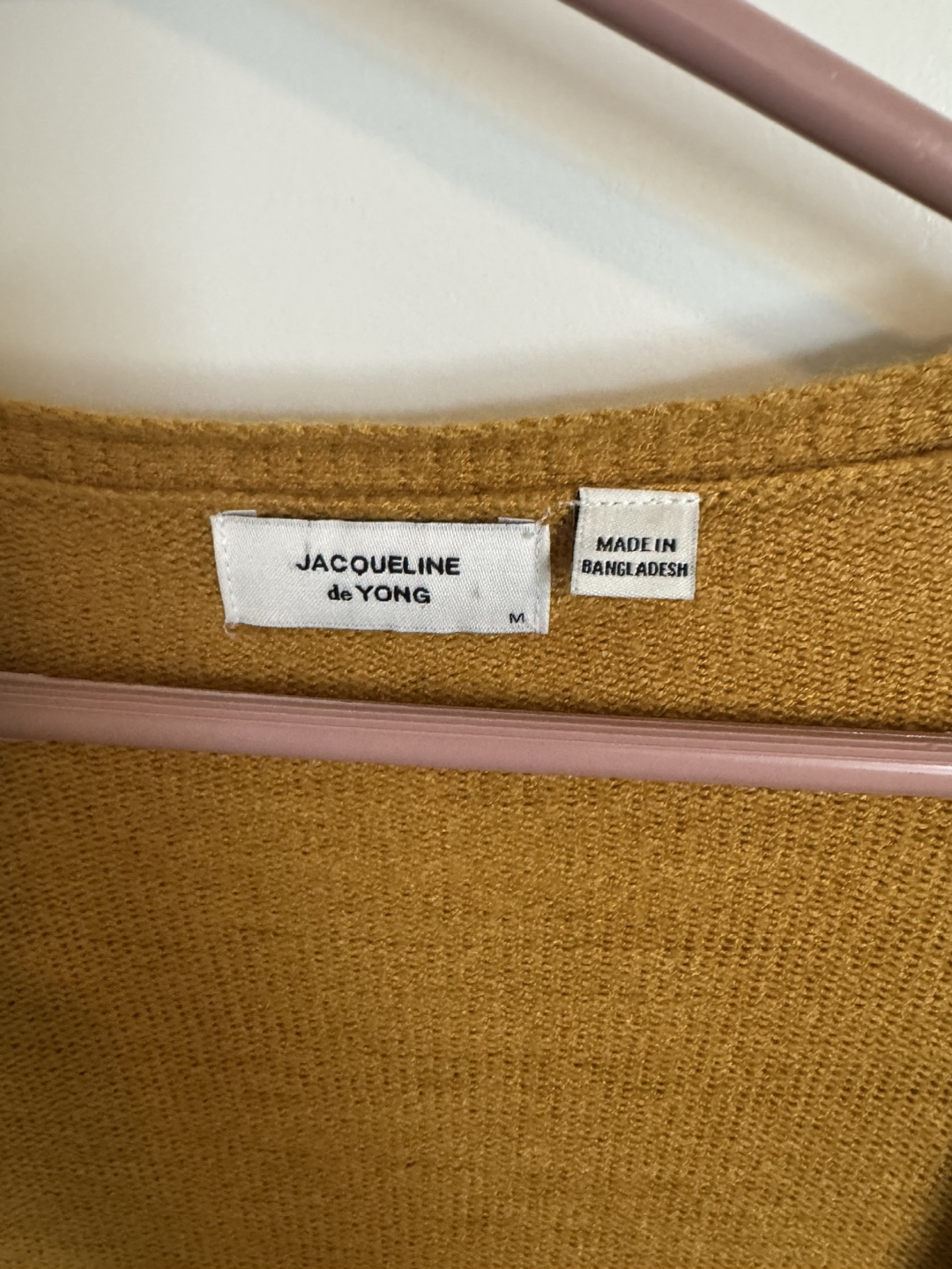 Jacqueline de Yong Mustard Cardigan - Size M - photo 2
