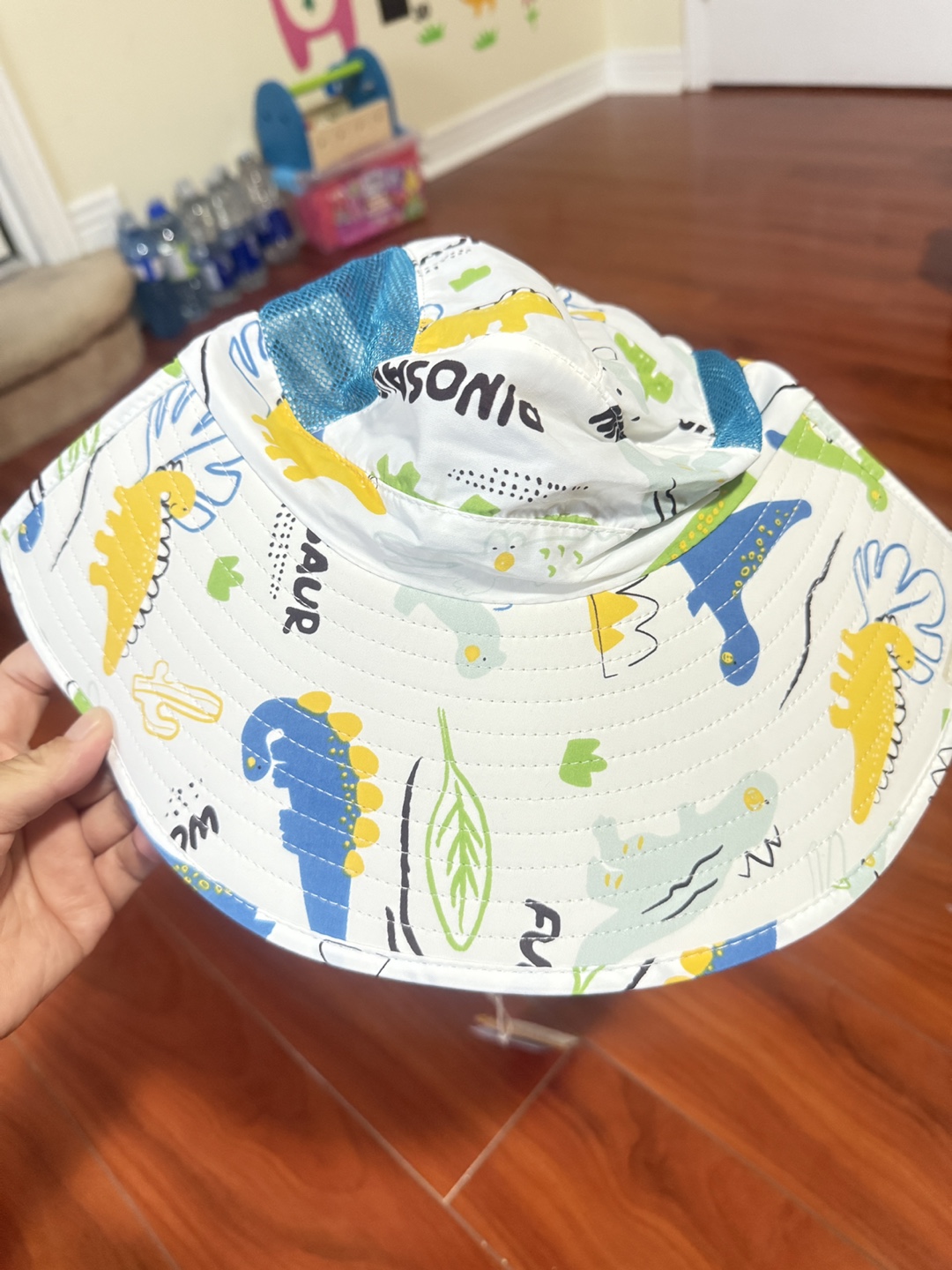 Dinosaur Print Sun Hat - Size M (52-56cm) - photo 4