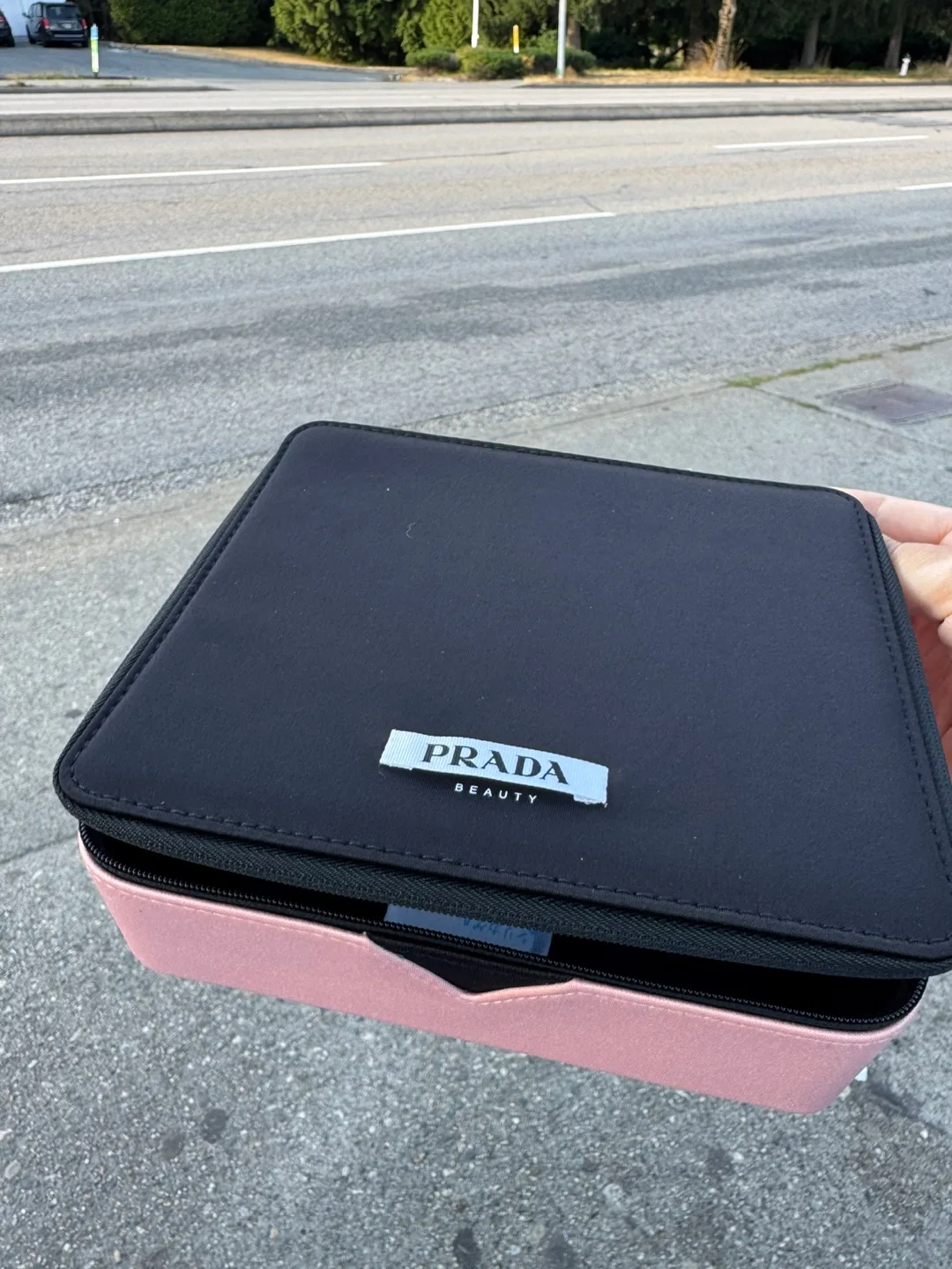 Prada Beauty Case - Black & Pink image indicator(2)