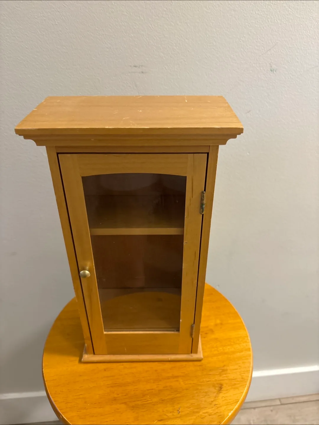 Small Wooden Display Cabinet thumbnail