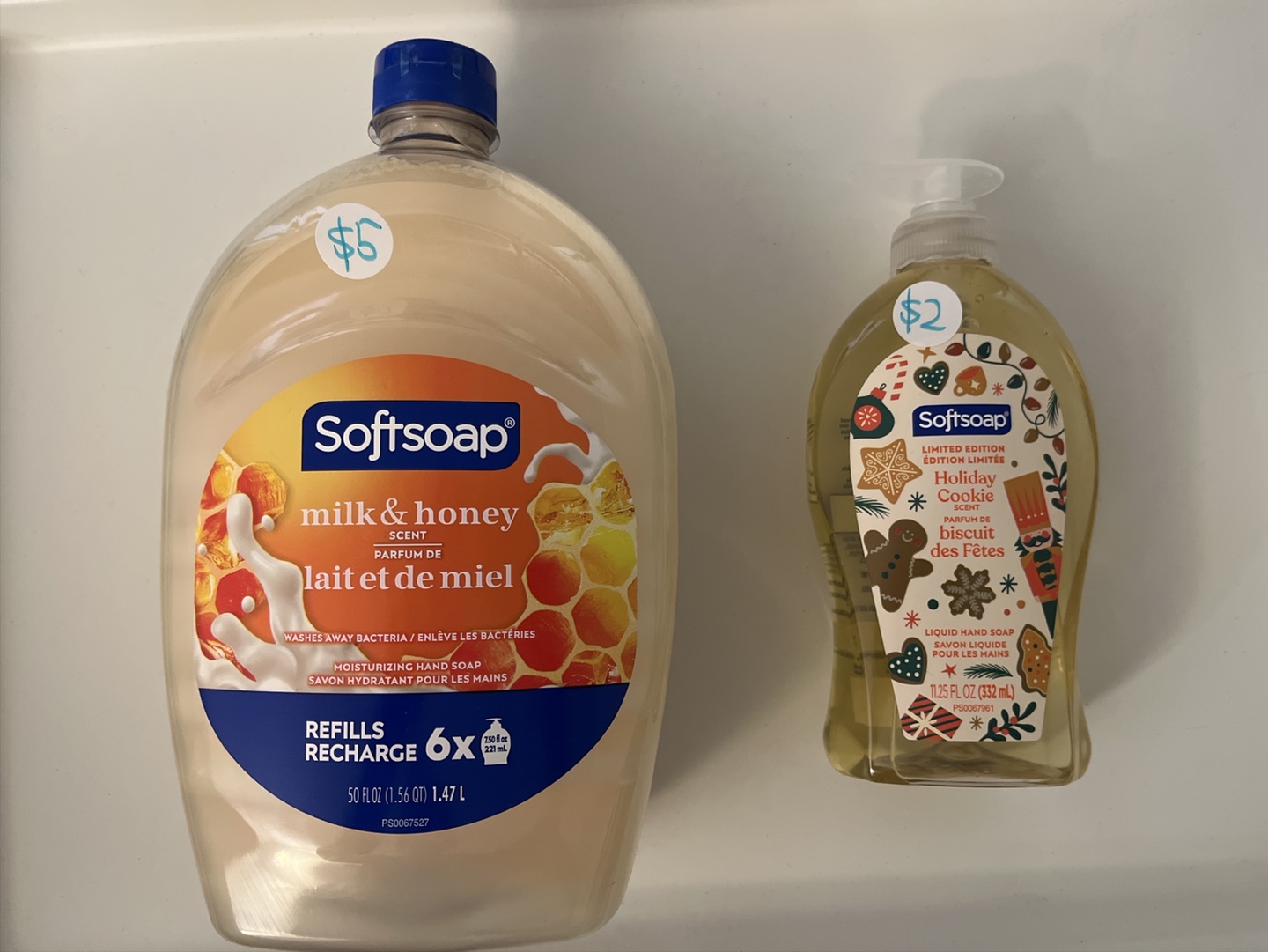 Softsoap Milk & Honey + Holiday Cookie Hand Soap