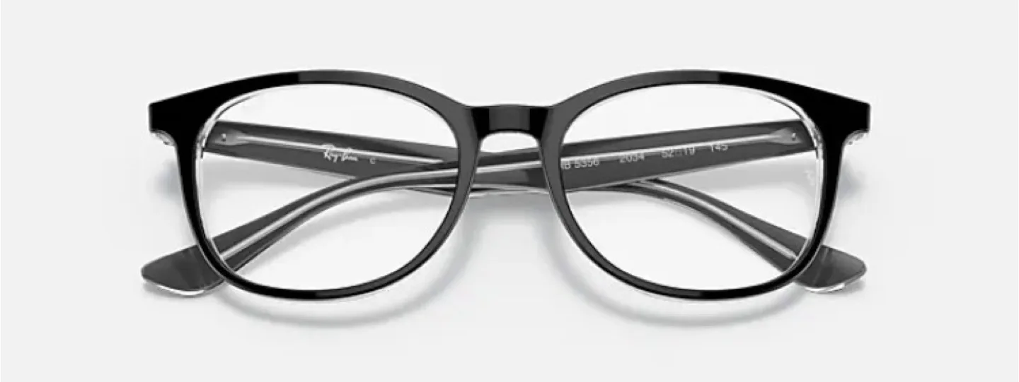 Ray-Ban RB5356 Black Eyeglasses thumbnail