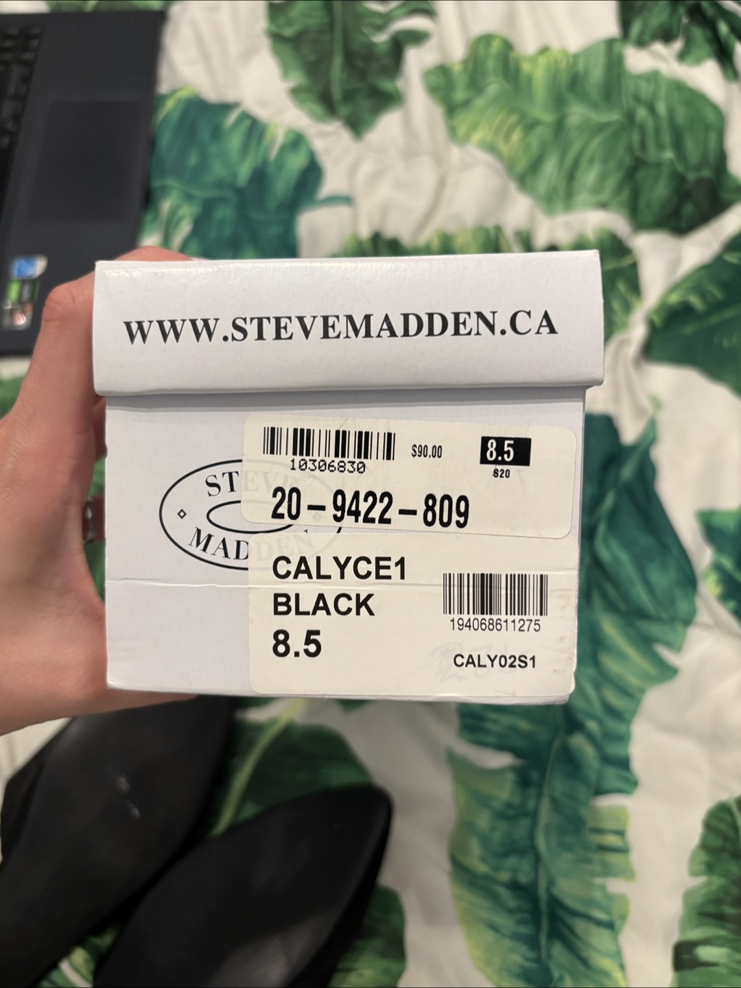 Steve Madden Calyce1 Black Mule Shoe - Size 8.5 - photo 4
