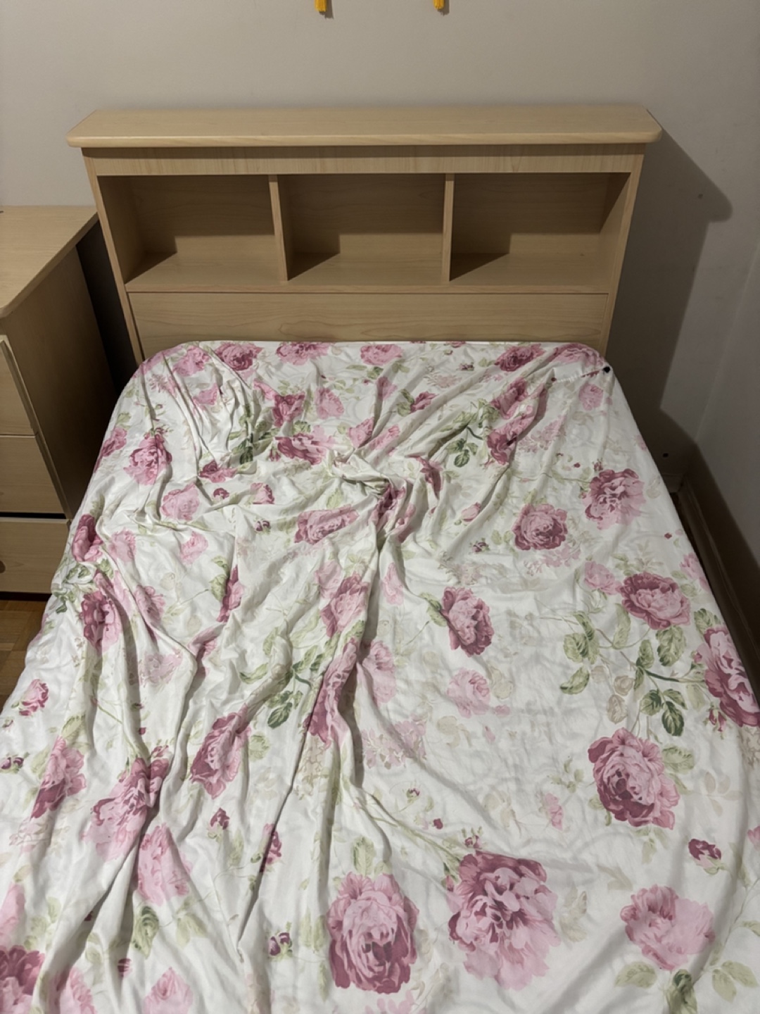 Wooden Headboard with Storage - photo 3