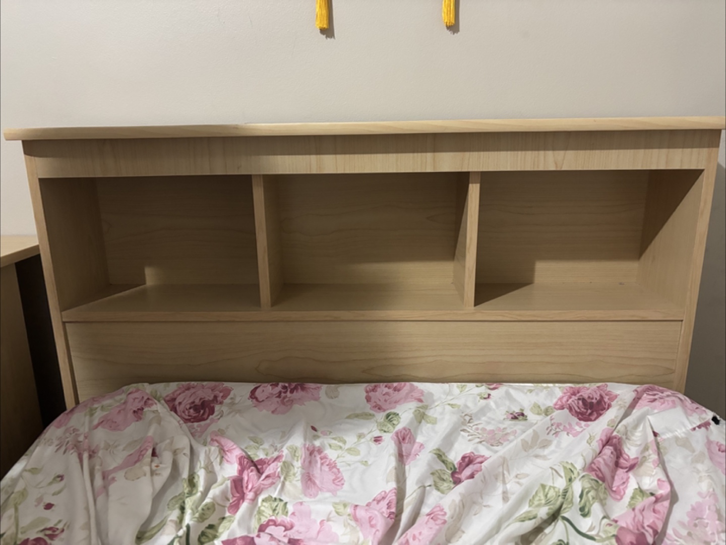Wooden Headboard with Storage - photo 4