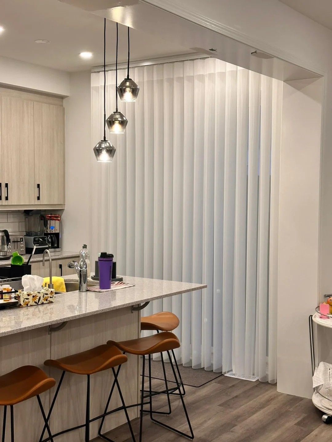 White Vertical Blinds thumbnail