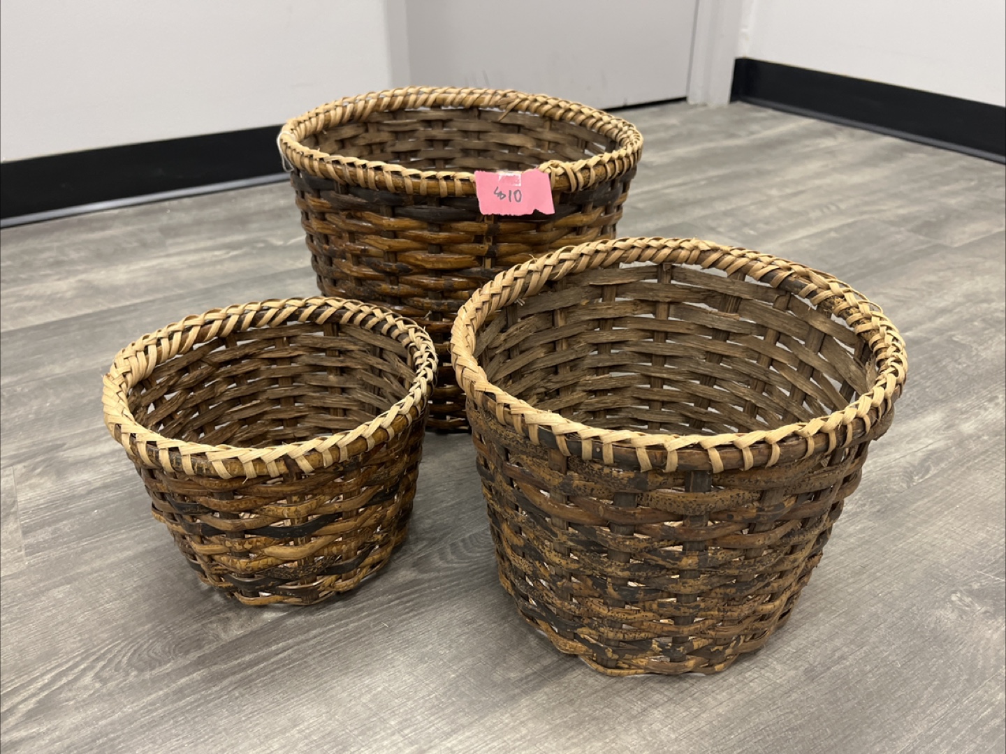 Set of 3 Woven Baskets - photo 2