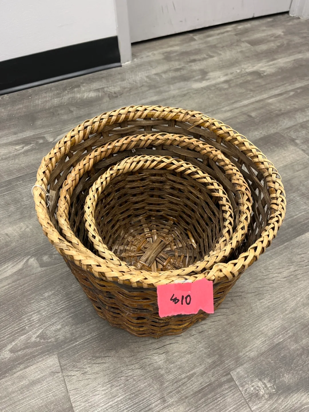 Set of 3 Woven Baskets thumbnail