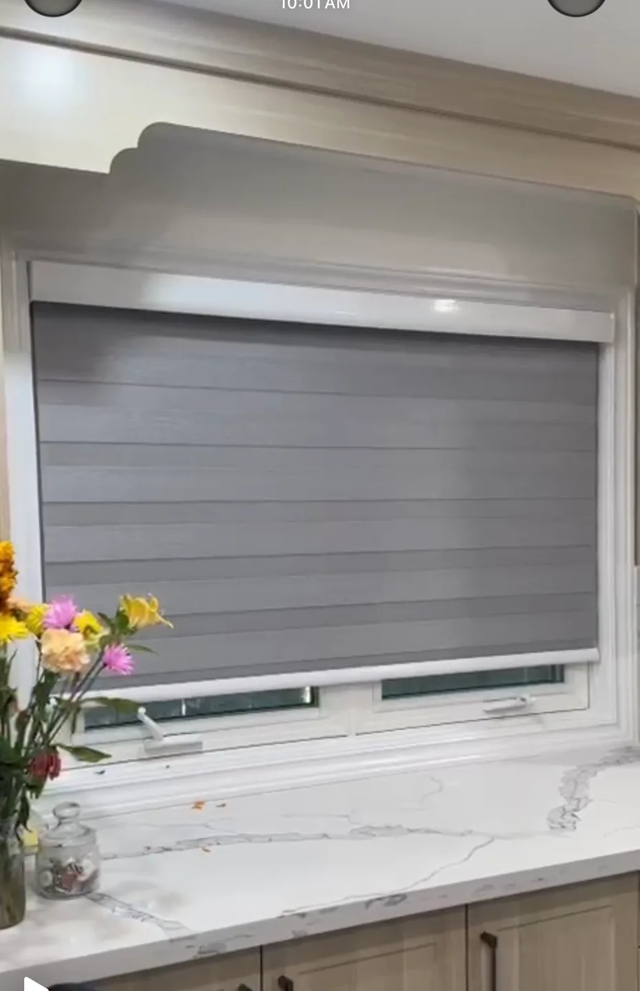 Grey Zebra Window Blinds thumbnail