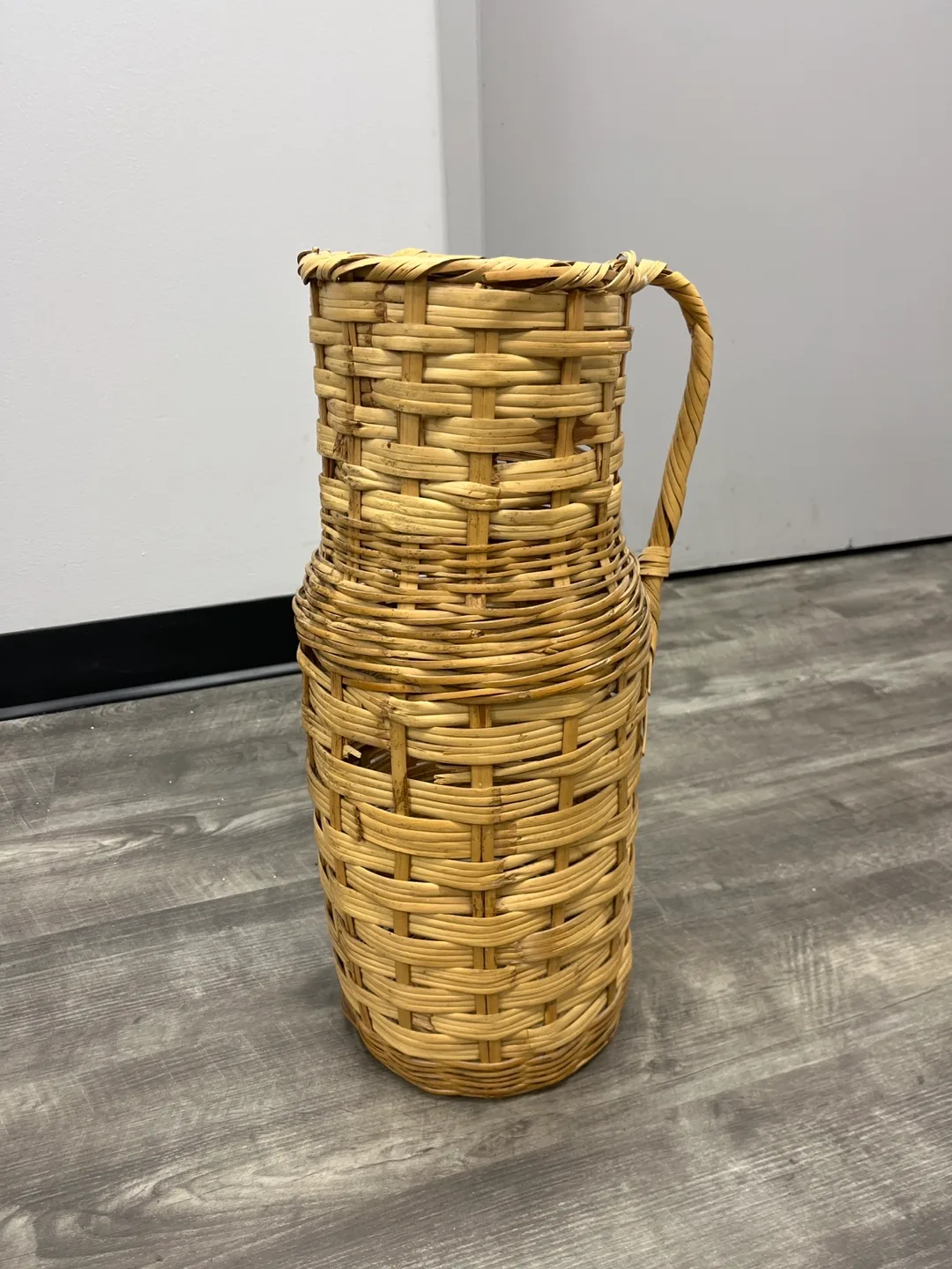 Wicker Pitcher Vase thumbnail