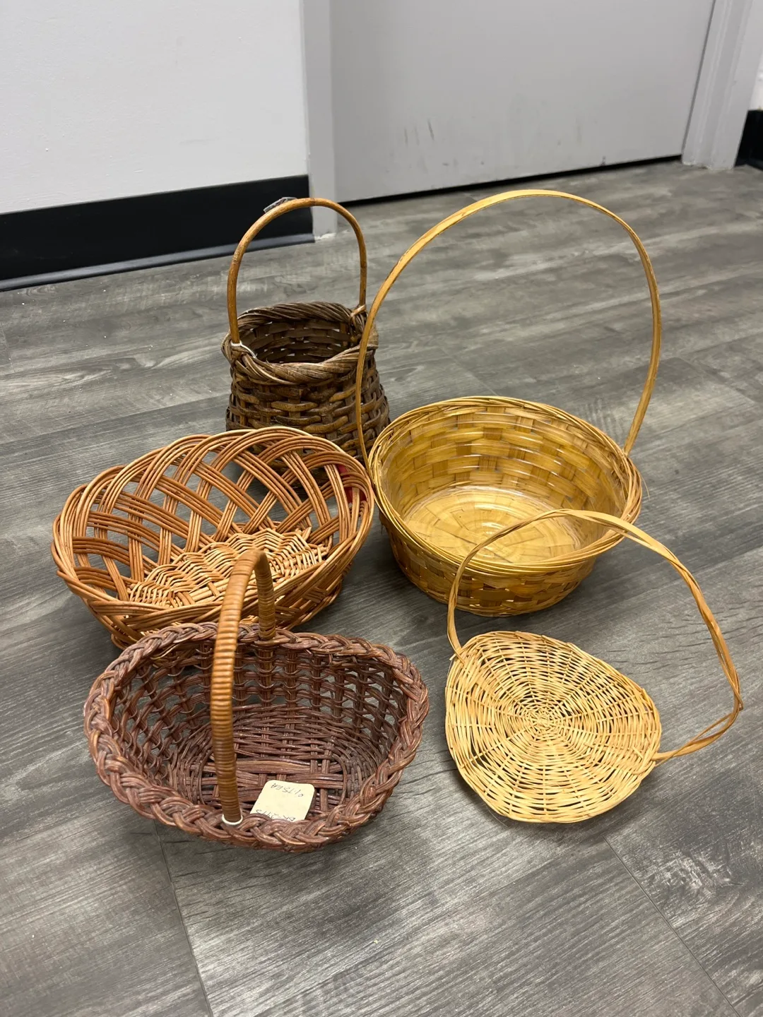 Wicker Baskets - Set of 5 thumbnail