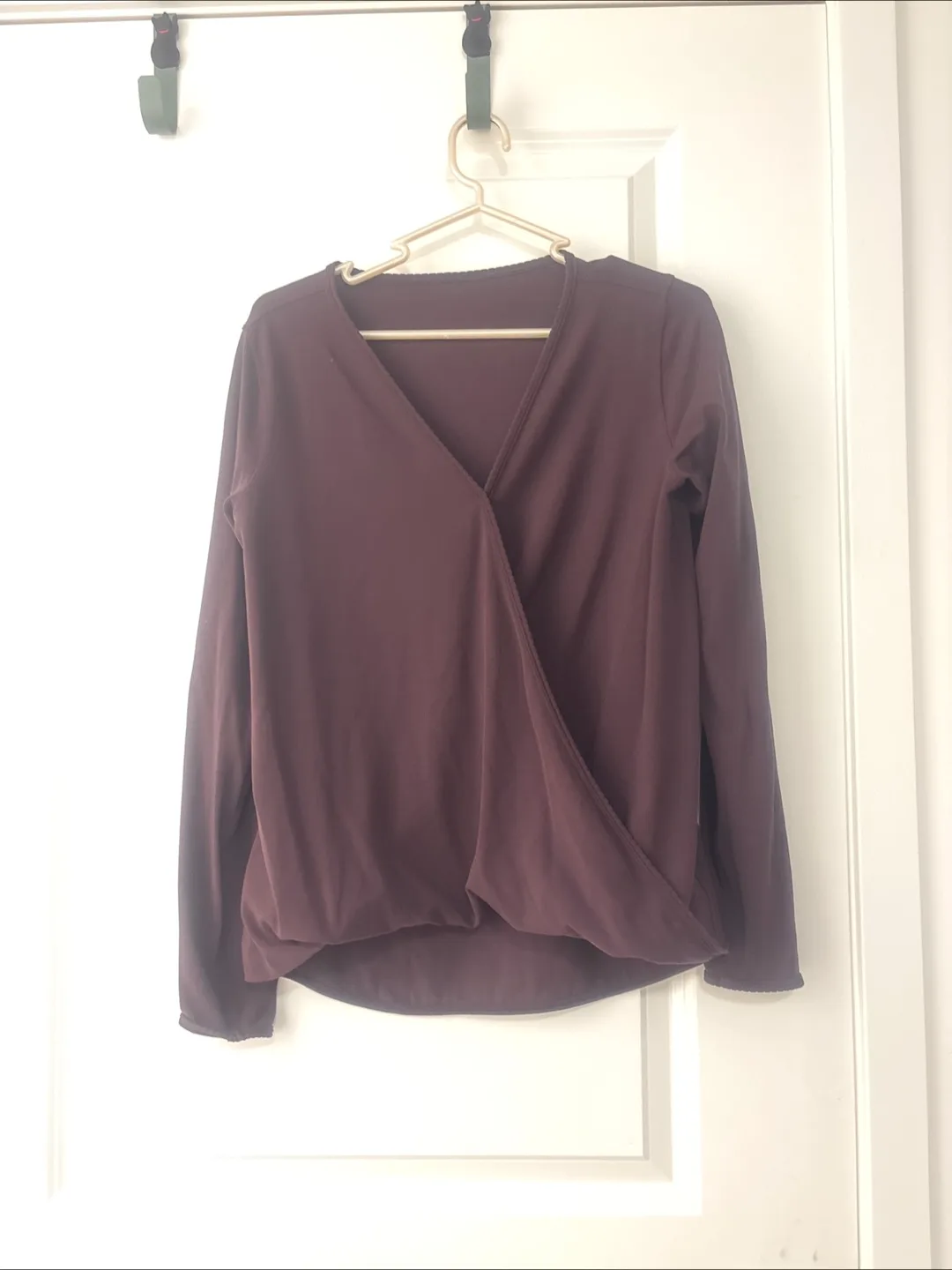 Lululemon Full Freedom Long Sleeve - Black Cherry thumbnail