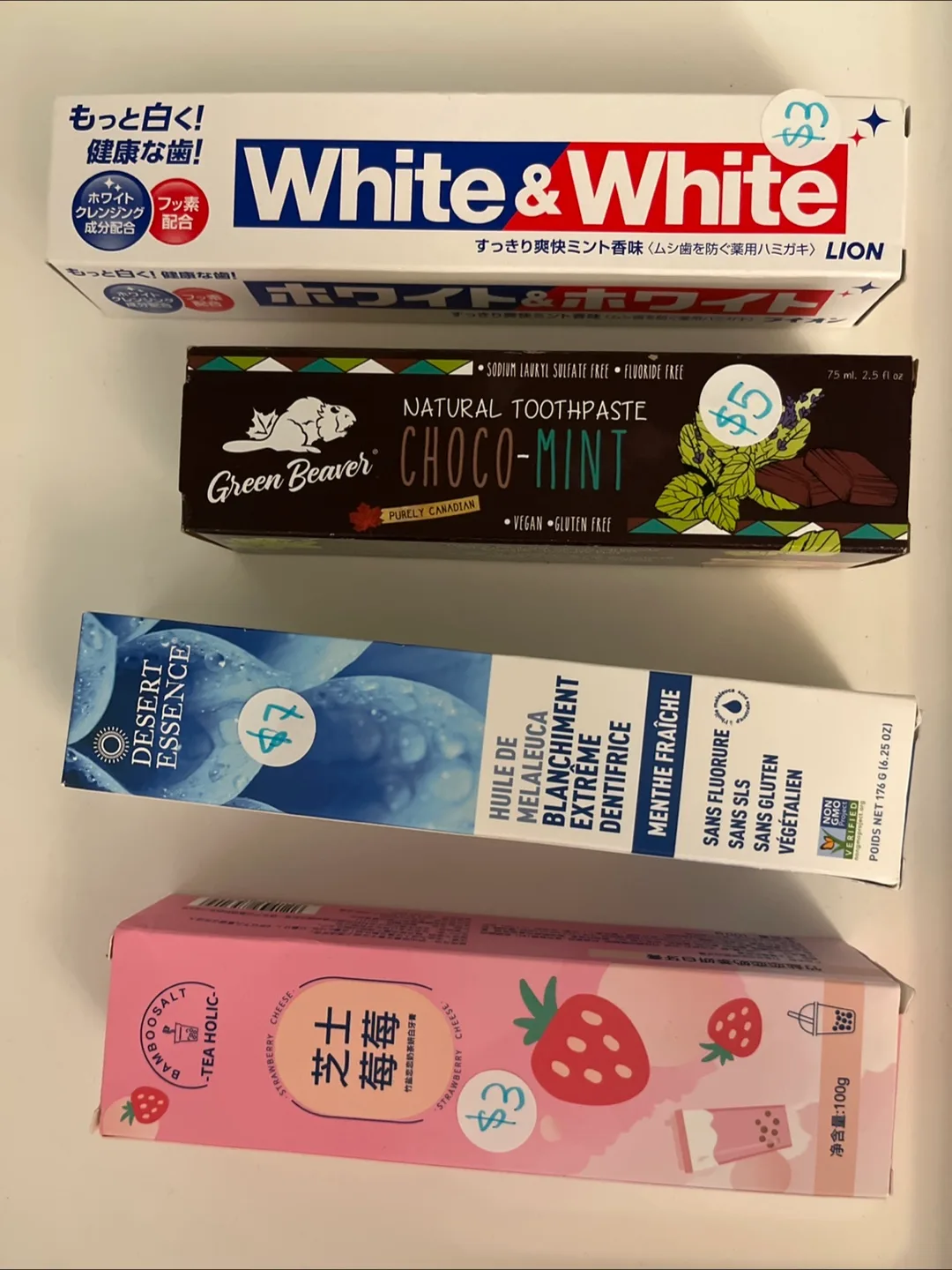 Assorted Toothpaste Lot thumbnail