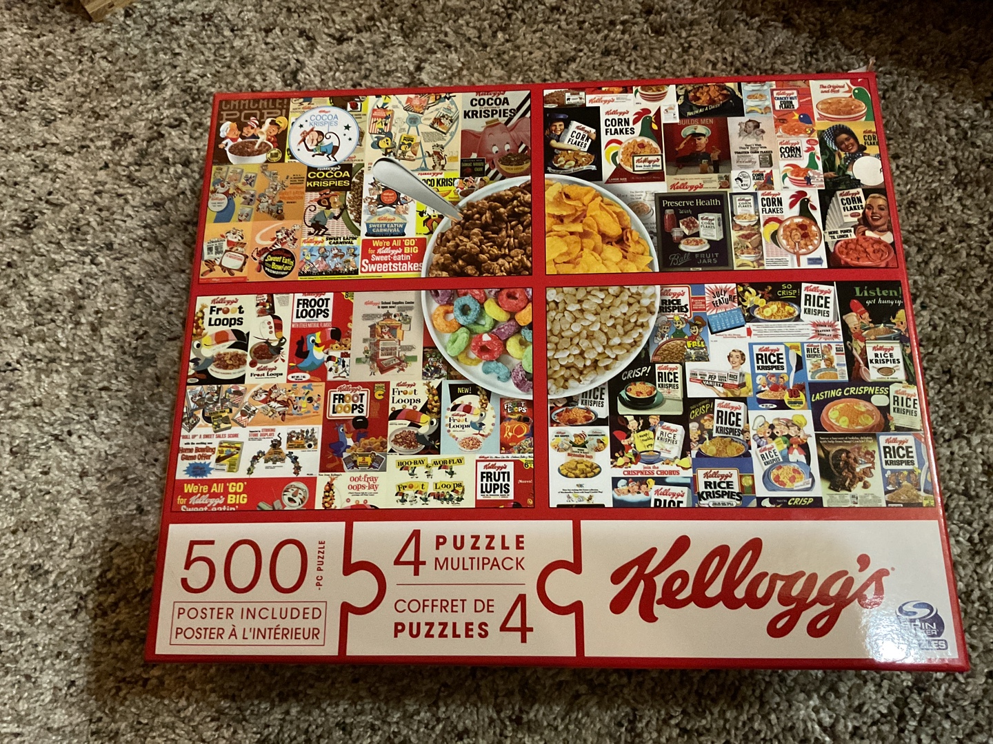 Kellogg's 4-in-1 Cereal Puzzle - 500 Pieces