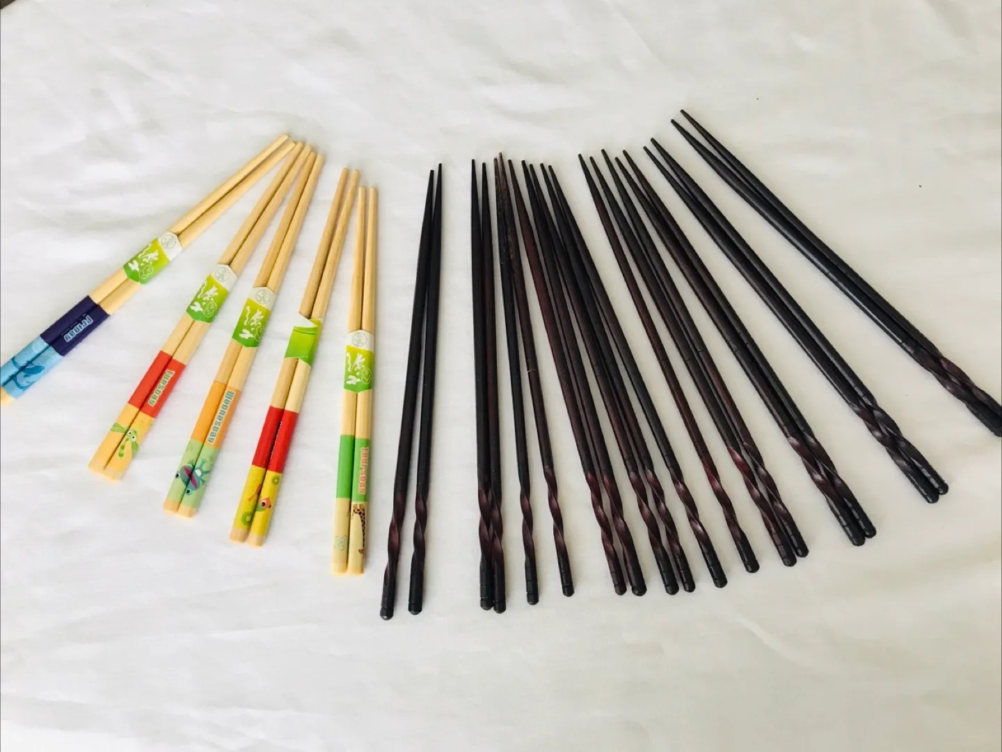 Assorted Chopsticks - Wooden & Dark Wood thumbnail