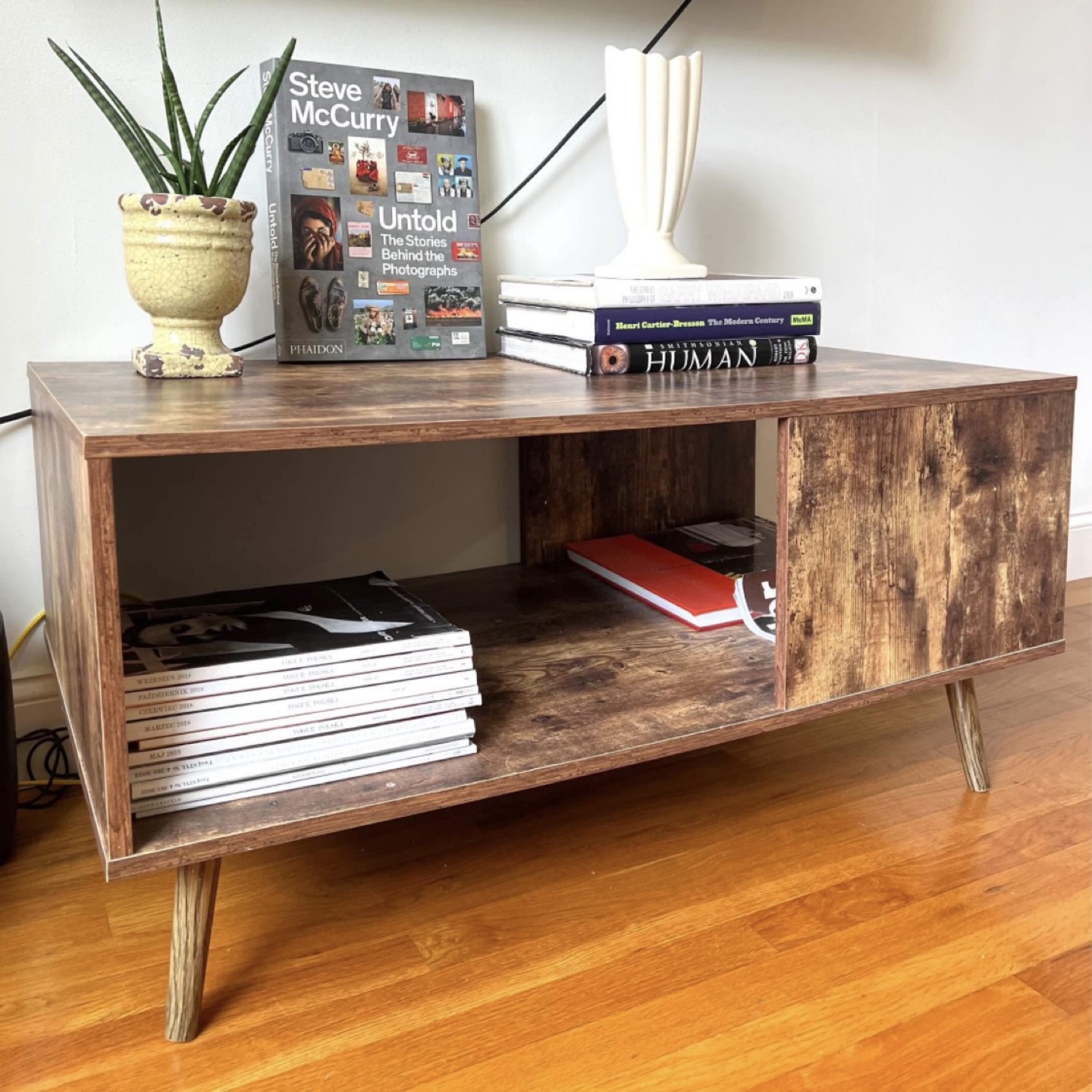 Rustic Brown wooden TV Stand - photo 2