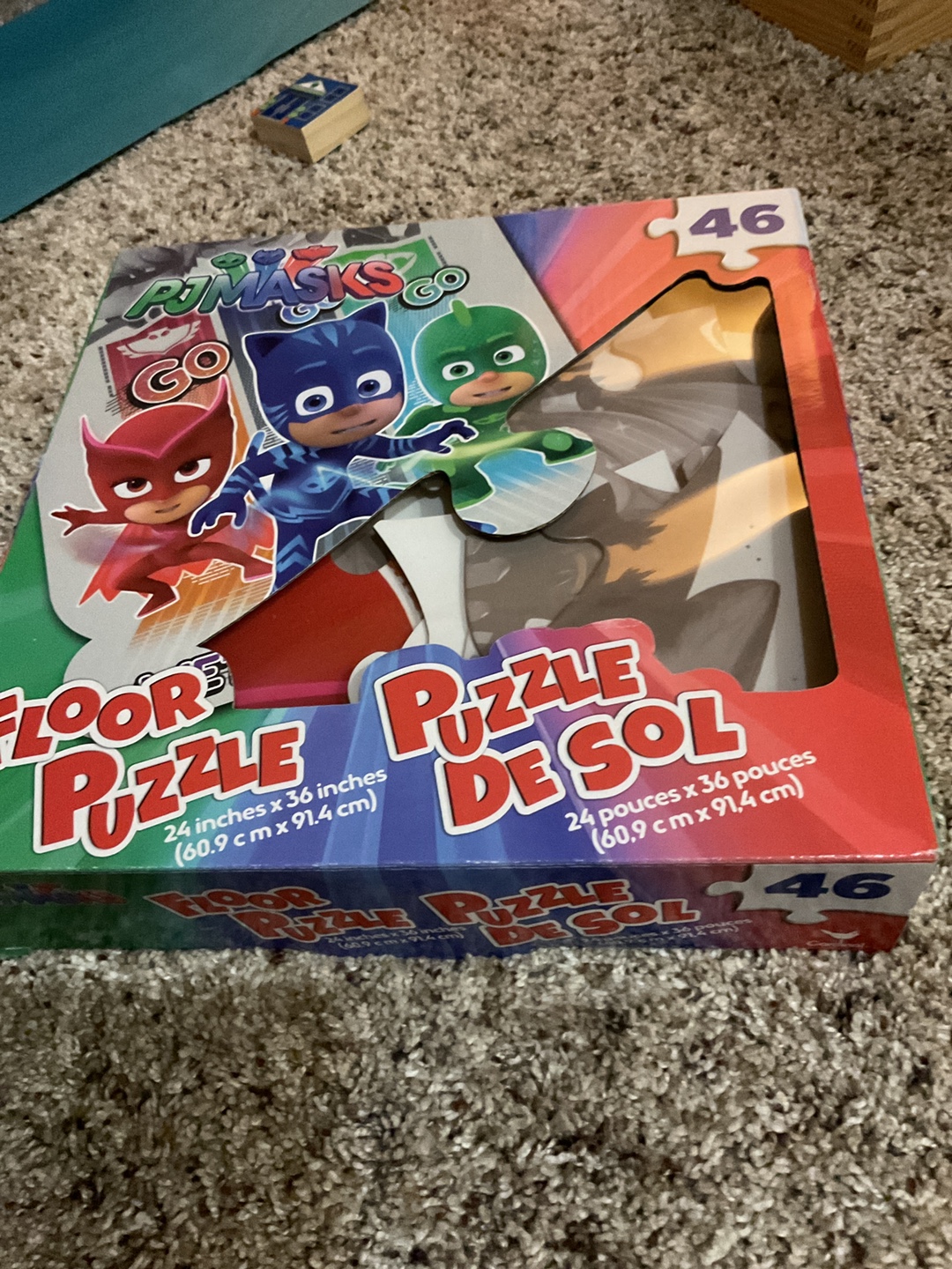PJ Masks Floor Puzzle 24" x 36"
