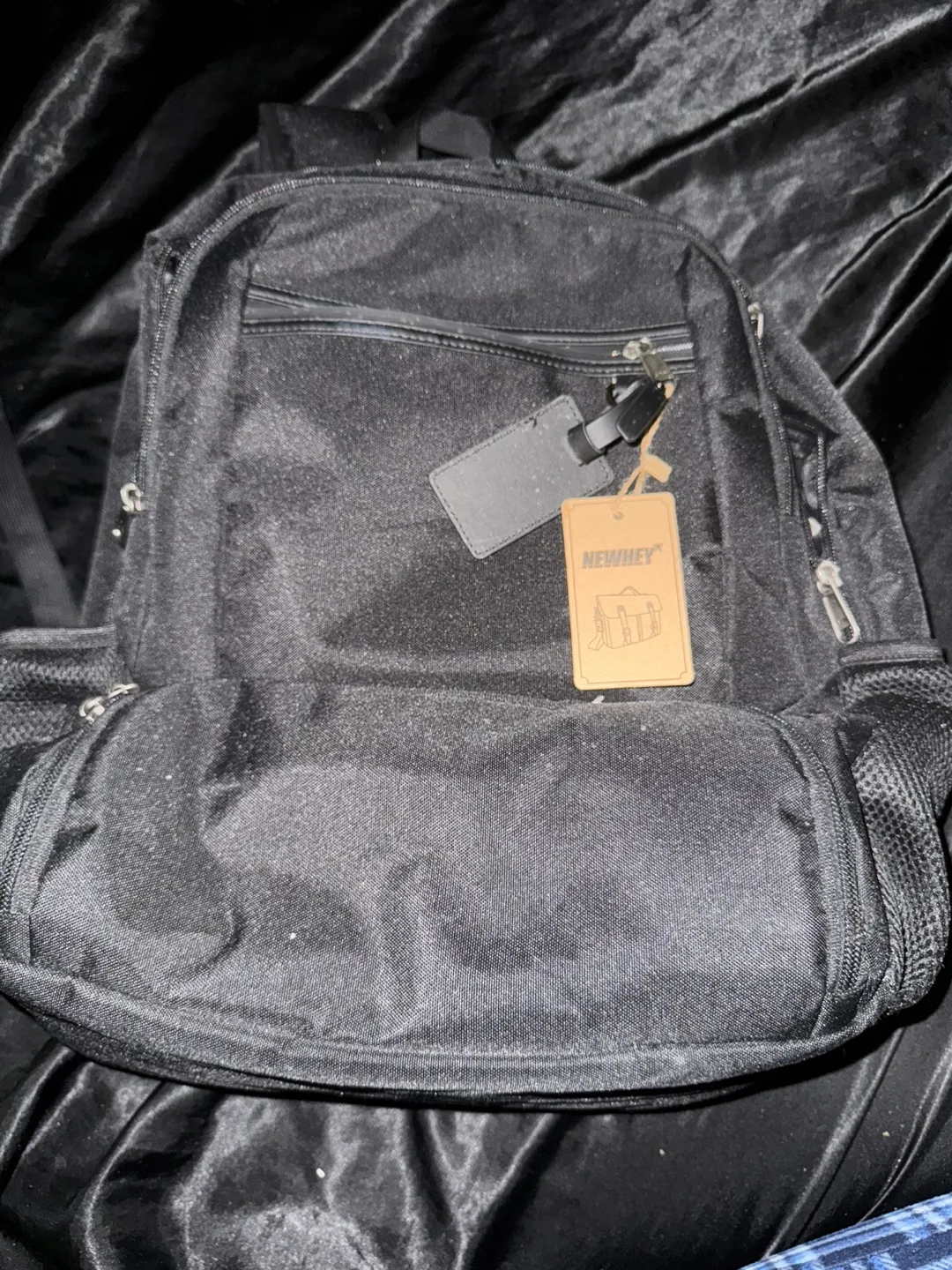 NEWHEY Black Backpack thumbnail