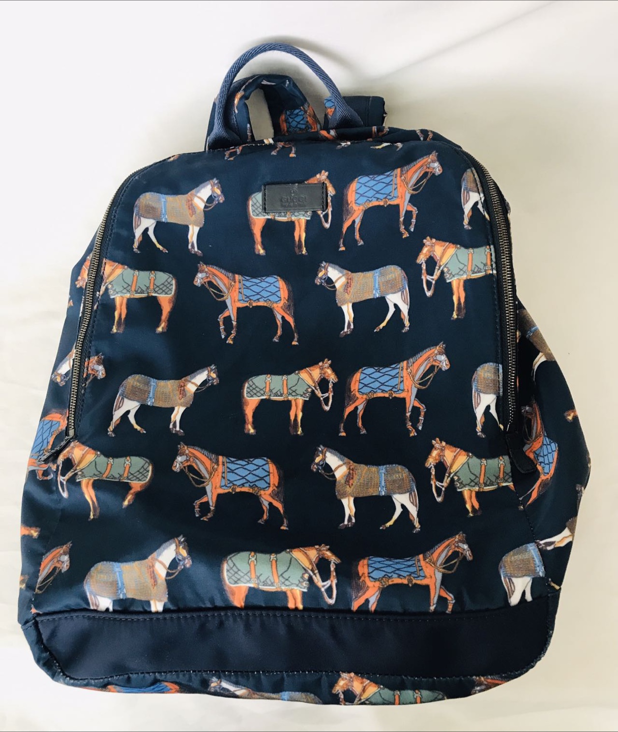Horse Print Backpack