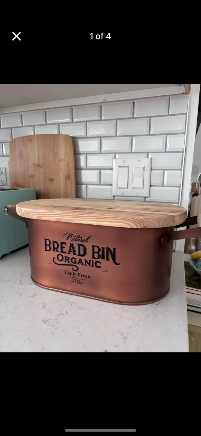 Metal Bread storage bin thumbnail