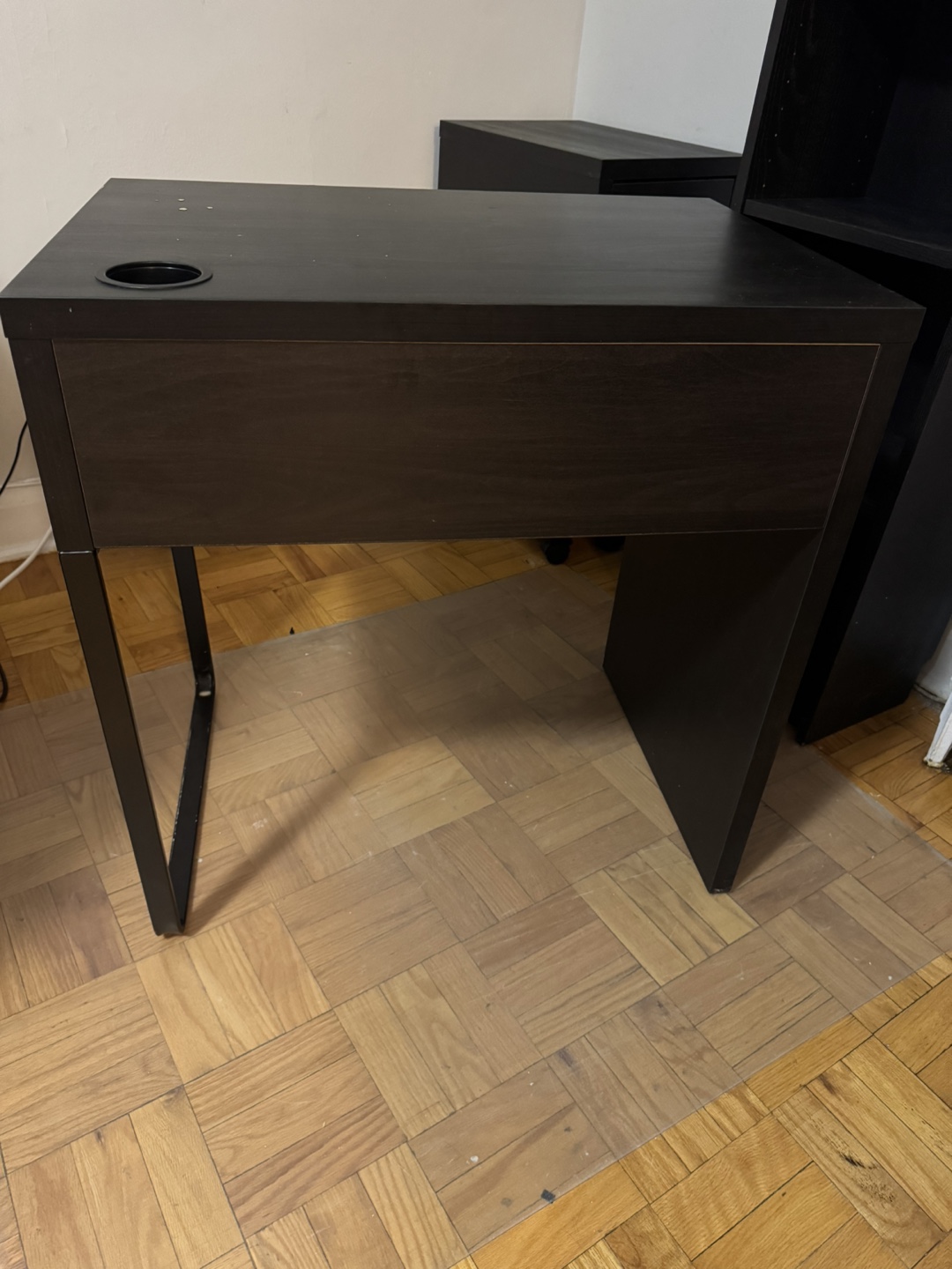 Black Desk with Drawer - photo 5