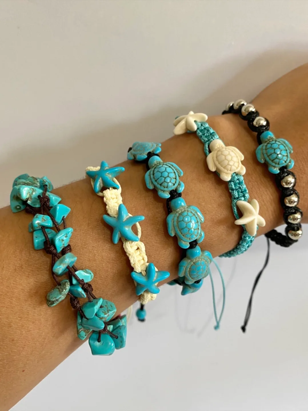 Sea themed bracelets thumbnail