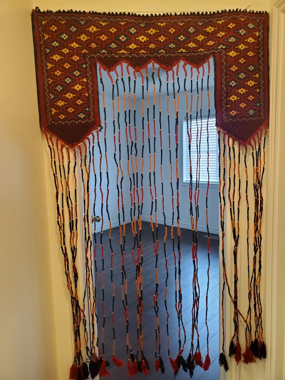 Persian handmade Doorway Curtain, size 114 cm in 183 cm thumbnail