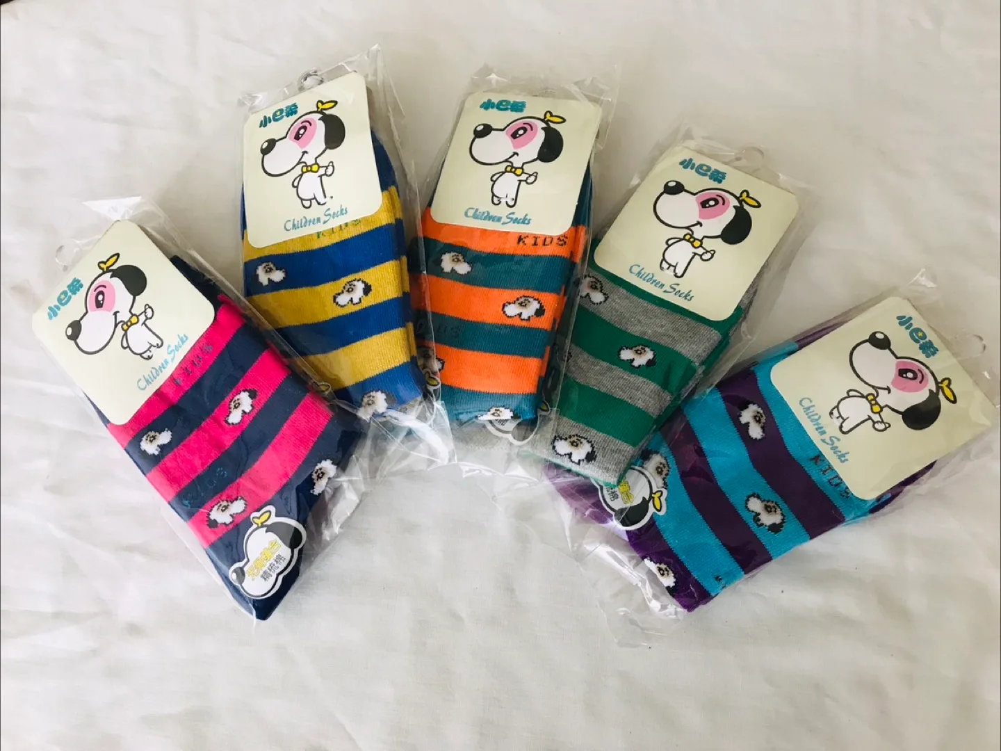 Brand-New Children's Socks - Assorted Colours thumbnail