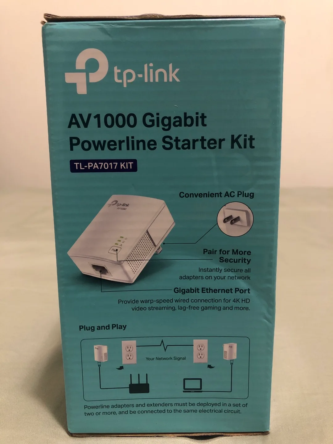 TP-Link AV1000 Gigabit Powerline Starter Kit image indicator(3)