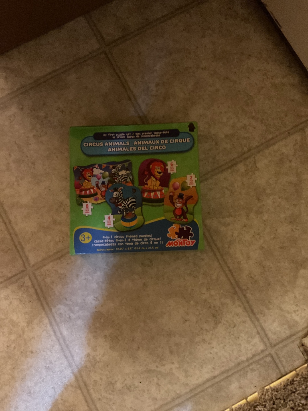 MONTOY Circus Animals 4-in-1 Puzzle 3+
