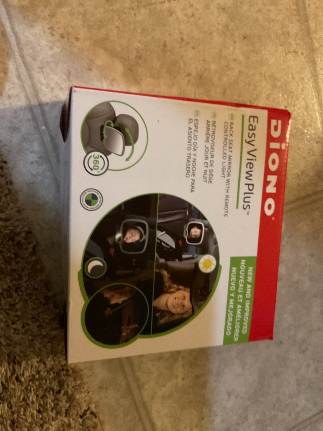 Diono Easy View Plus Back Seat Mirror
