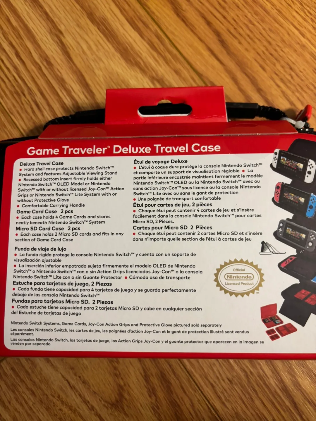 BRAND New Nintendo Switch Game Traveler Deluxe Travel Case image indicator(2)